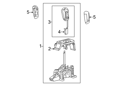 Ford FL1Z-7E395-A Selector Lever Control Cable Assembly