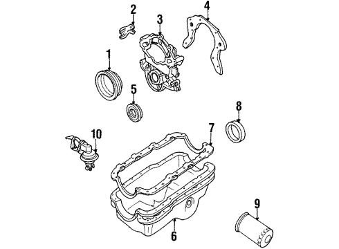 Ford YL2Z-12A650-LB Module - Engine Control - EEC V