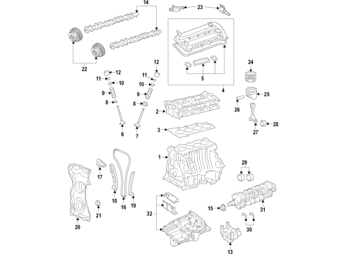 Ford K2GZ-6A311-A Housing And Balance Shaft Assembly