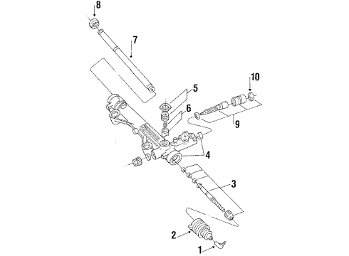 Ford F69Z-3504-ACRM Gear Assembly - Steering