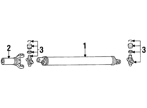 Ford F3VY4841A Flange Coupling