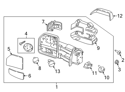 Ford HU5Z-15604-BF Alarm/Keyless Lock System Kit