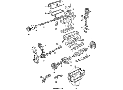 Ford D4FZ-6333-A Bearing - Crankshaft Main