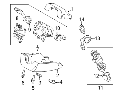 Ford DG9Z-15604-J Alarm/Keyless Lock System Kit