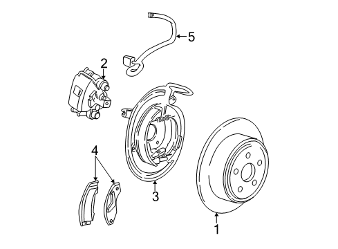 Ford 3L2Z-2282-CA Brake Hose Assembly