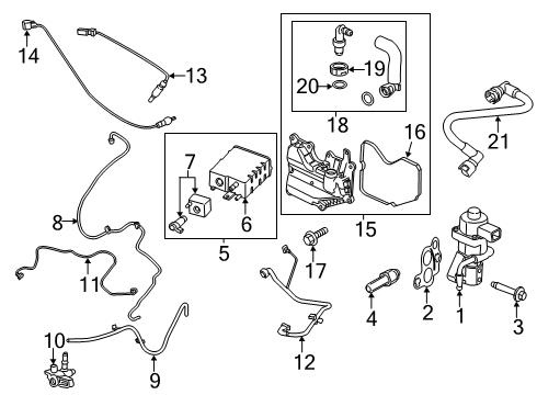 Ford JX6Z-6B288-A Camshaft Position Sensor