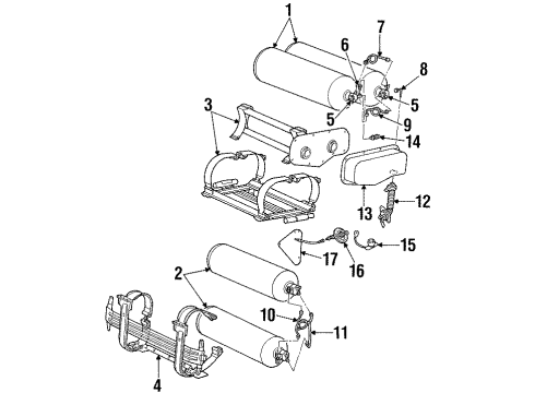 Ford F6AZ9R288AA Tube Assembly Fuel Tank