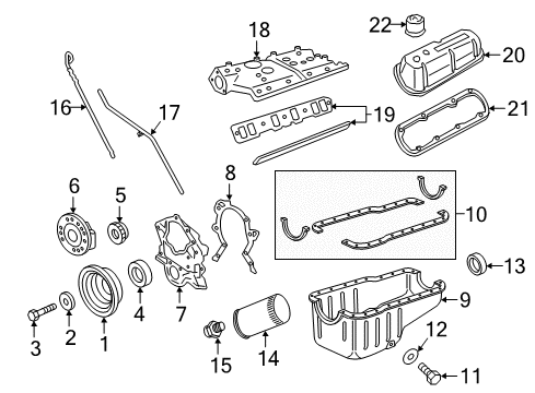 Ford D7FZ-9D697-A Filter Assembly - Crankcase Emission