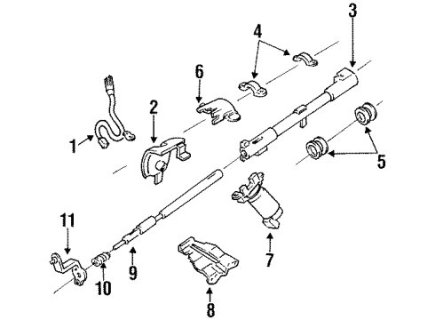 Ford F3XY7302A Shaft Gear Change