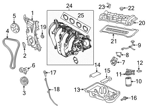 Ford 4S4Z-8620-EB V-Belt