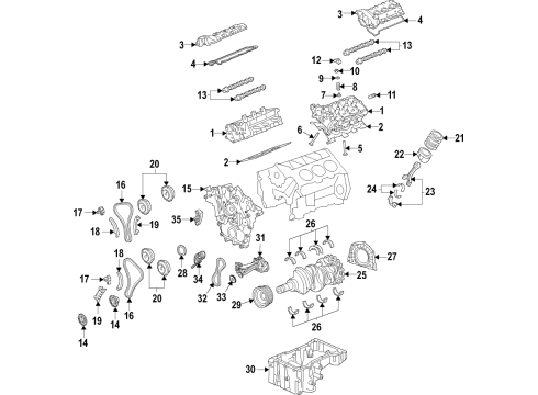 Ford FL3Z-6049-J Cylinder Head Assembly