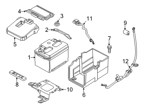 Ford G1FZ-14300-A Cable Assembly