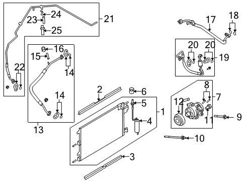 Ford 9S4Z-19B555-A Evaporator And Housing Assembly