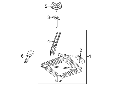 Ford LB5Z-1A381-A RETAINER