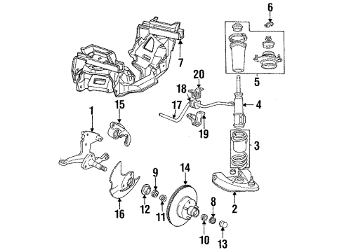 Ford YR3Z-1V102-AA Hub And Disc Assembly