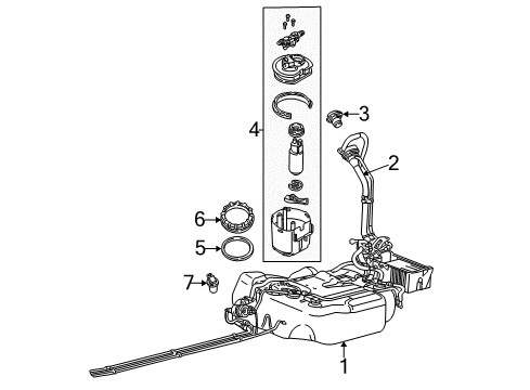 Ford YS4Z-9054-BA Strap Assembly - Fuel Tank