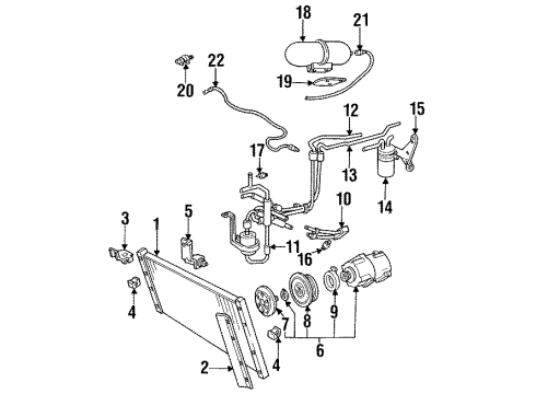 Ford F3LY-19D594-A Switch - Air Condit.System - Vacuum