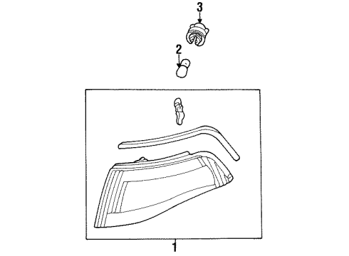 Ford F3CZ-13200-A Parking Light - Without Bulb