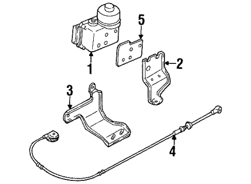 Ford F8CZ-9A825-AA Actuator Assembly