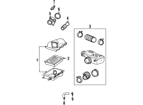 Ford 1W7Z-9600-AA Cleaner Assembly - Air