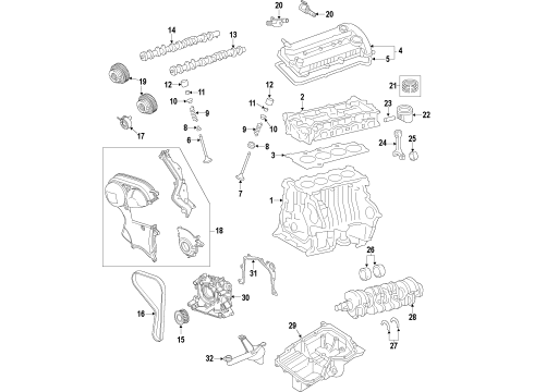 Ford AE8Z-6250-C Camshaft