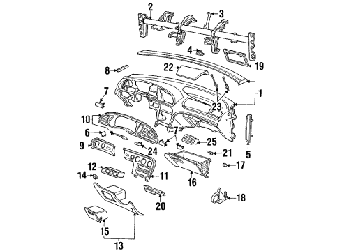 Ford F5RZ-5404644-B Panel Assy - Instrument - Lower