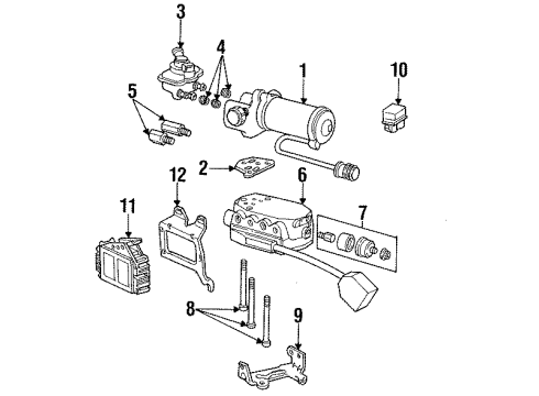 Ford F2AZ-2C266-A Brake Pressure Control Vavle Block