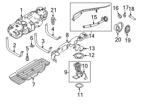 Ford EL3Z-9F836-B Shaft