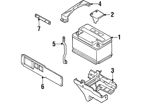 Ford XS2Z-14300-CA Cable Assembly