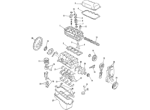 Ford 2M5Z-6100-AAA Piston And Connecting Rod Assy