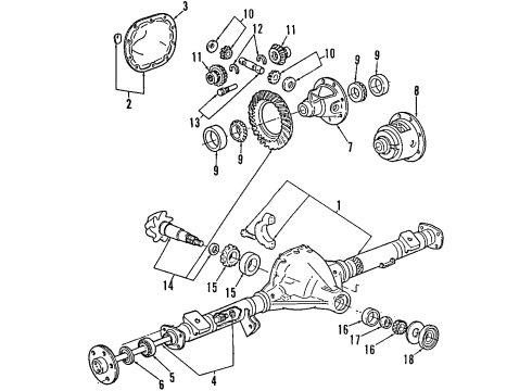 Ford 1L5Z-4602-CD Drive Shaft Assembly