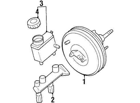 Ford 2L1Z-2455-AA Pedal Assembly - Brake