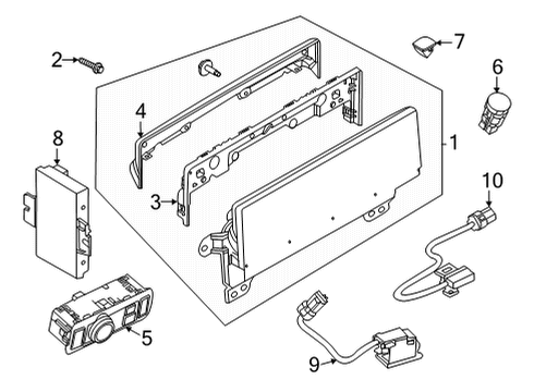 Ford LJ8Z-19949-A WIRE ASY - AIR CONDITIONER