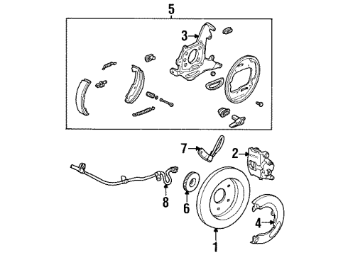 Ford F6VZ2C219BA MODULE - ABS CONTROL