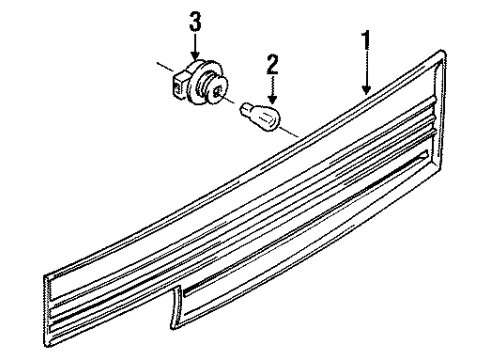 Ford F6XZ15501AB Lamp Assembly