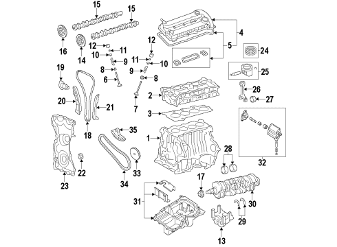 Ford 9E5Z-6079-D Engine Overhaul Gasket Kit