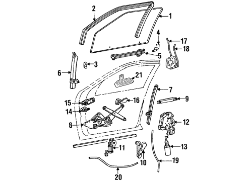 Ford F4DZ-5422405-M Handle Assy - Door - Outer