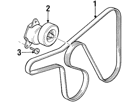 Ford F8RZ-8678-AA Kit - Tension Pulley