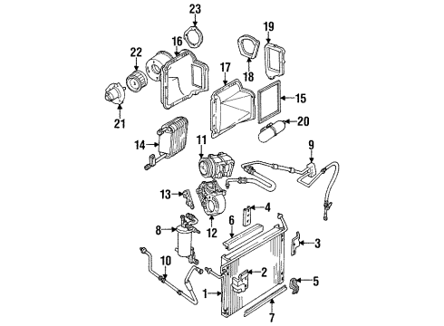 Ford F1TZ-19C836-B Accumulator Assy - Air Conditioning