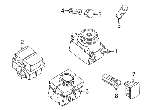 Ford LX6Z-7D246-S CABLE ASY - SELECTOR LEVER CON