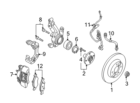 Ford 3M5Z-2221-AA Kit - Caliper Seal