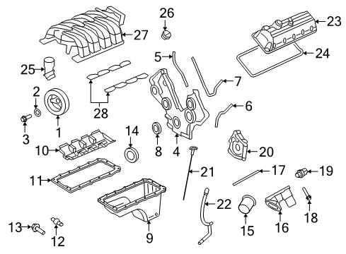 Ford 6R3Z-12A650-ZB Module - Engine Control - EEC V