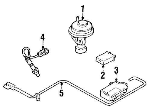 Ford F8CZ-9K318-AA Tube - Fuel Vapor