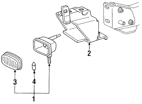 Ford E9TZ15200A Lamp Assembly