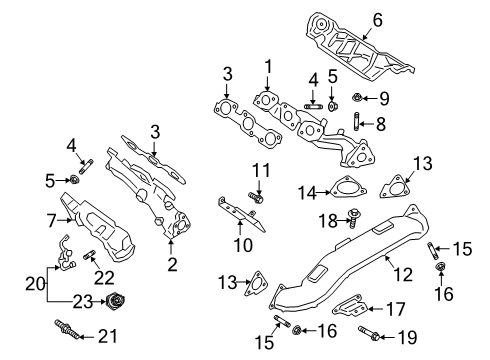 Ford HL7Z-9431-A Exhaust Manifold Assembly