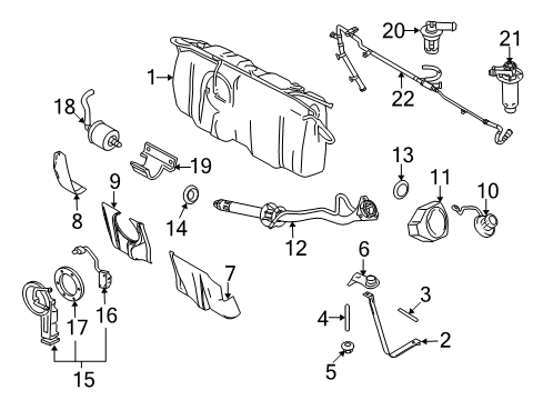 Ford 4W7Z-9A758-AA Throttle Control Cable Assembly