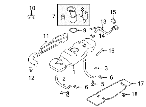 Ford AL3Z-9F836-N Shaft