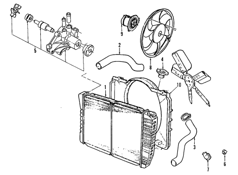 Ford E8DZ8509A Pulley Water Pump