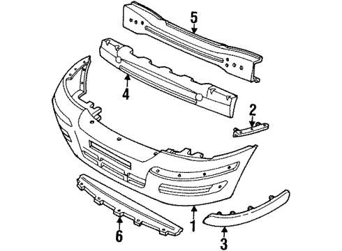 Ford XF2Z-17C882-AA Isolator Assy - Bumper Bar