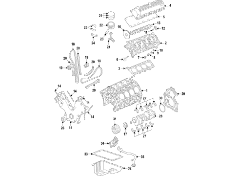 Ford XL3Z-6108-KA Piston And Pin Assembly